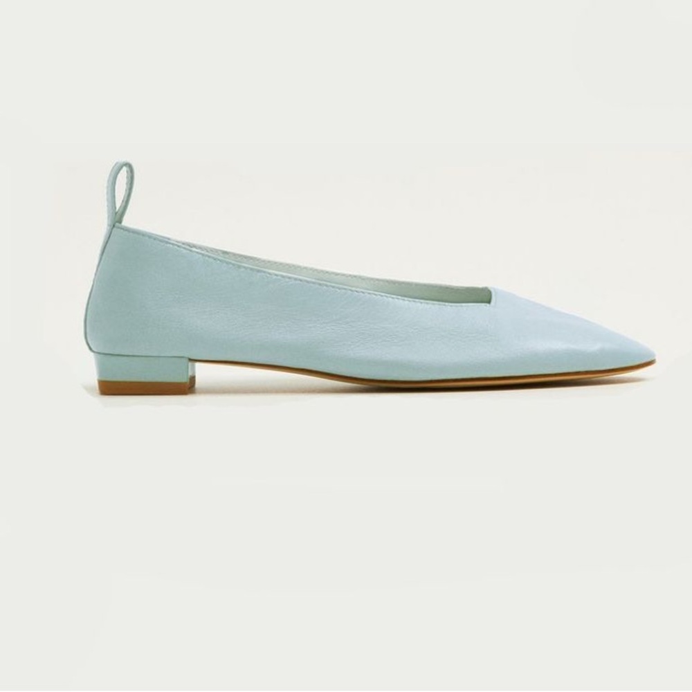 Mango Light robin's egg blue Ballet Shoes.